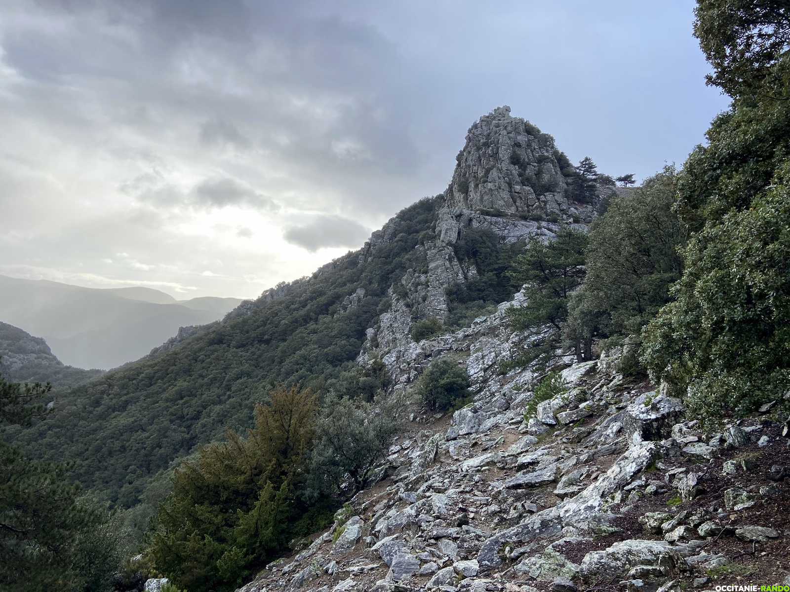 Occitanie rando trekking herault piste gleyzo caroux maure mons grp 42