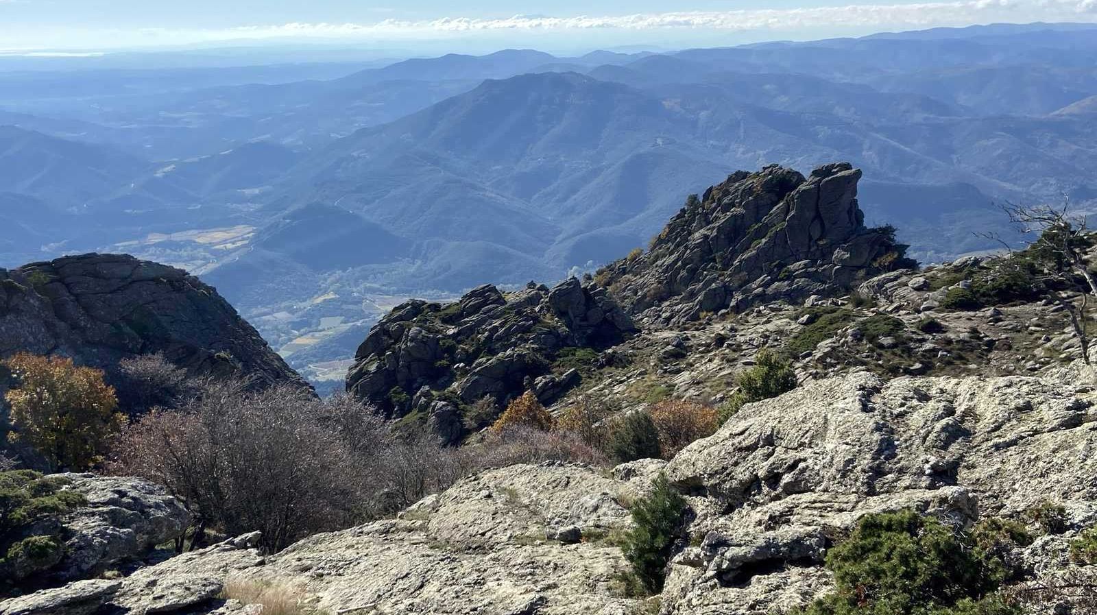 Occitanie - Trekking - Hérault- Caroux - Saint-Martin-de-l'Arçon - Piste des Aiguilles - Col de Bartouyre - Gorges d'Héric - Font-Salesse - Rieutord