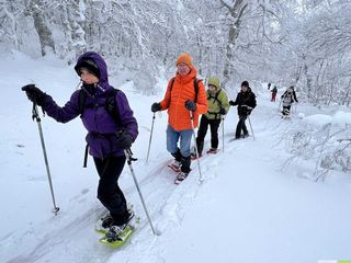 Week-end raquettes sous la neige à Laguiole