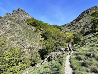 Equipe de choc pour une rando depuis Valleraugue, le sentier des 4000 marches