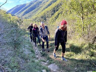 De Pégairolles-de-l'Escalette vers Les falaises de l'Escalette et le causse du Larzac