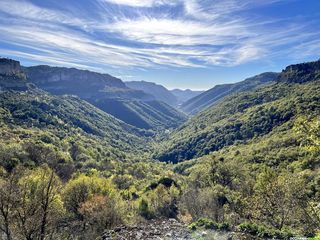 De Pégairolles-de-l'Escalette vers Les falaises de l'Escalette et le causse du Larzac