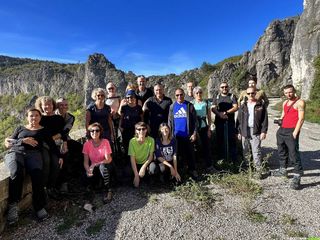 De Pégairolles-de-l'Escalette vers Les falaises de l'Escalette et le causse du Larzac