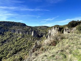 De Pégairolles-de-l'Escalette vers Les falaises de l'Escalette et le causse du Larzac