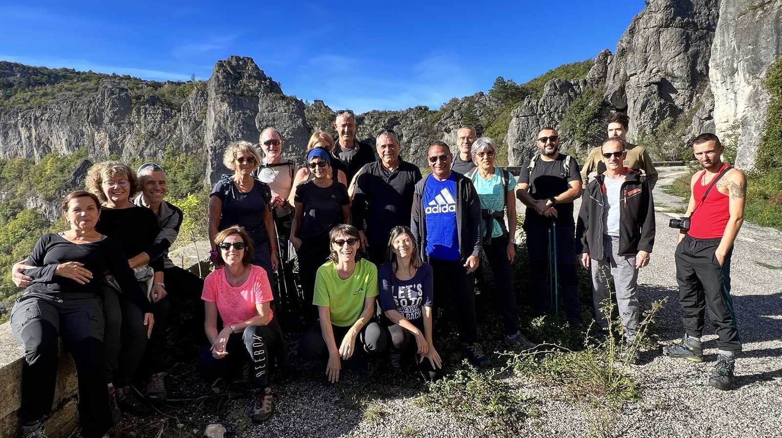 Les falaises de l'Escalette et le causse du Larzac