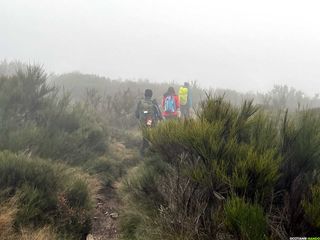 Randonnée sportive avec la team sur le tour de la montagne du Haut-Languedoc - boucle du Caroux