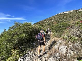 Le mont Saint-Baudille, sur le massif de la Séranne, entre le plateau du Larzac et la vallée de l'Hérault