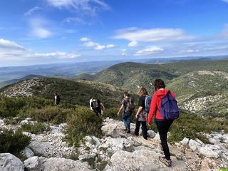 Le mont Saint-Baudille, sur le massif de la Séranne, entre le plateau du Larzac et la vallée de l'Hérault