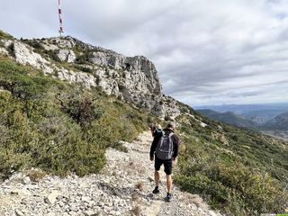 Le mont Saint-Baudille, sur le massif de la Séranne, entre le plateau du Larzac et la vallée de l'Hérault