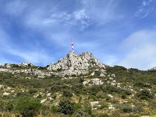 Le mont Saint-Baudille, sur le massif de la Séranne, entre le plateau du Larzac et la vallée de l'Hérault