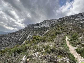 Le cirque de Navacelles, entre le causse du Blandas au nord et le causse du Larzac au sud