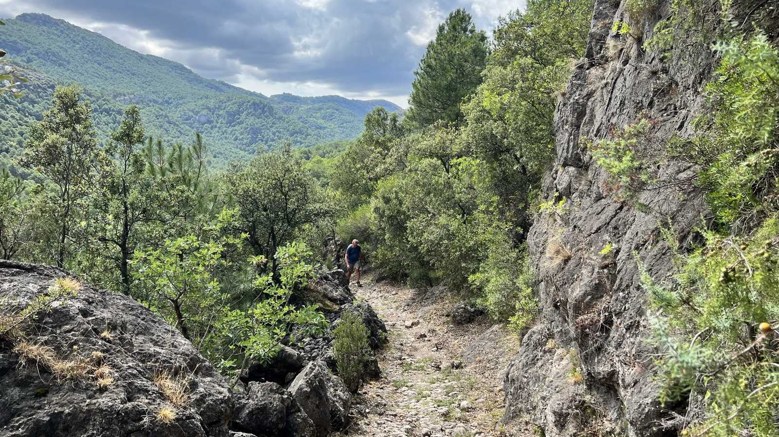 Au sud du causse du Larzac, le massf de la Séranne