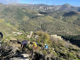 Randonnée sportive sur le massif de l’Espinouse à l'assaut de l'arête de Razigade