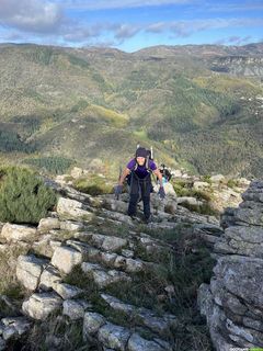 Le roc du Caroux version sportive depuis Saint-Martin-de-l'Arçon