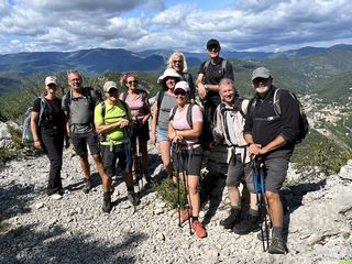 De Sumène à Ganges par les Banes pour l'équipe de trekkeurs