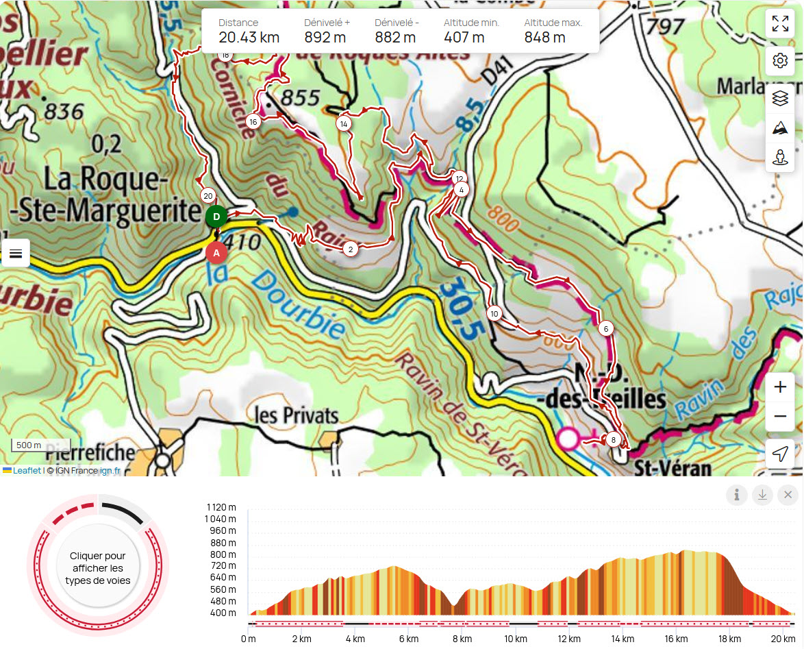 Occitanie-rando - Trekking - Aveyron - La Roque-Sainte-Marguerite - Entre gorges de la Dourbie et causse Noir
