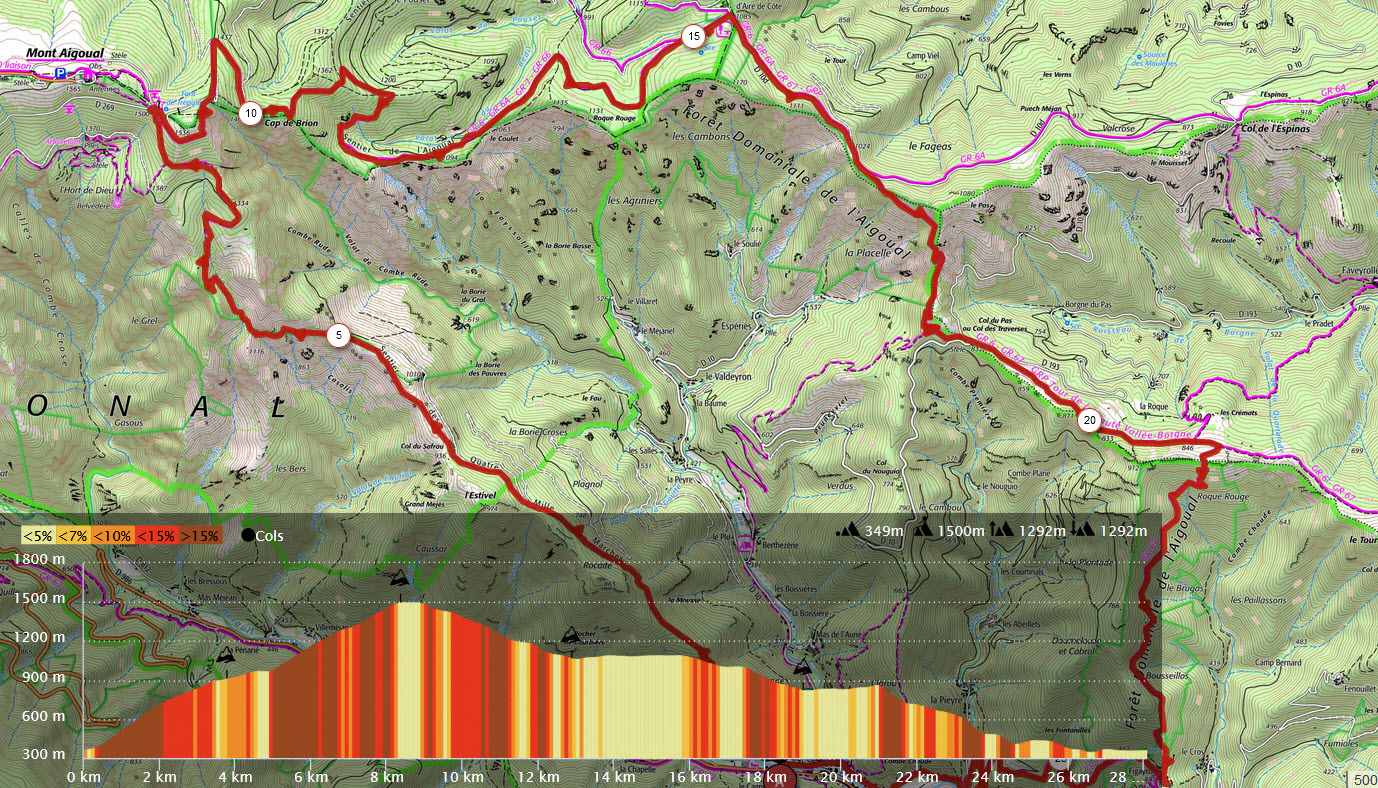 Occitanie-rando - Randonnée pédestre - Gard - Valleraugue - Le sentier des 4000 marches