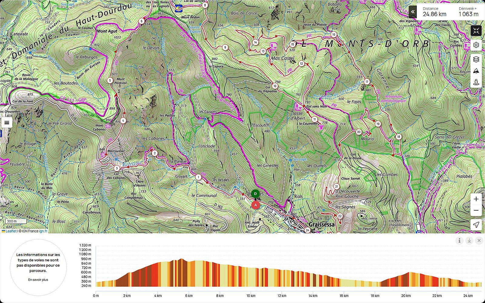 Occitanie-rando - Trekking - Hérault - Graissessac - 5 sommets - Devois - Espaze