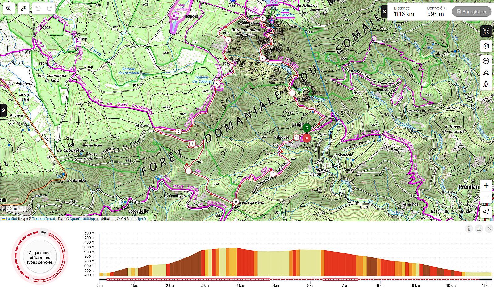 Occitanie-rando - Randonnée pédestre - Hérault - Haut-Languedoc - Langlade - Le chemin des légendes
