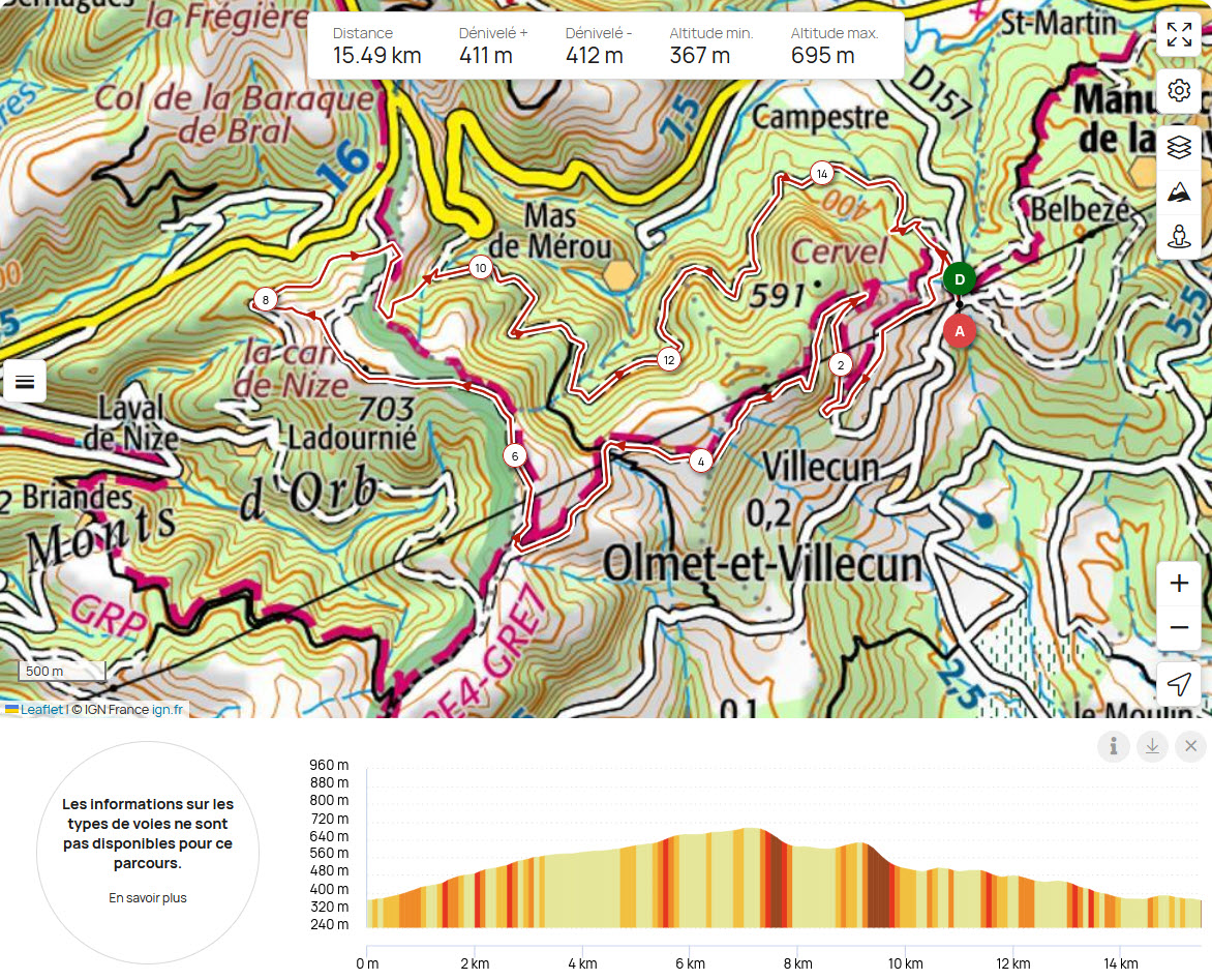 Occitanie-rando - Randonnée pédestre - Hérault - Olmet-et-Villecun - Le Plateau de Nize
