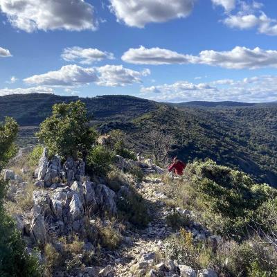 Occitanie Rando Randonnee Herault Cabrieres Draille Crozes Prieure Tiberet 45