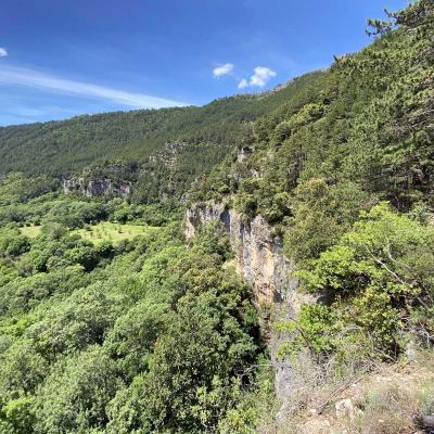 Occitanie Rando Randonnee Herault Gourgas Bout Du Monde Causse Larzac Grotte Vire 17