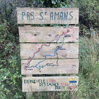 Occitanie Rando Randonnee Herault Lodevois Chapelle Saint Amans 01