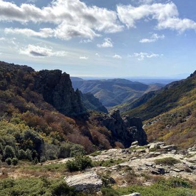 Occitanie Rando Trekking Caroux Colombieres Piste Buffe Les Seilhols Arrete La Fage 01