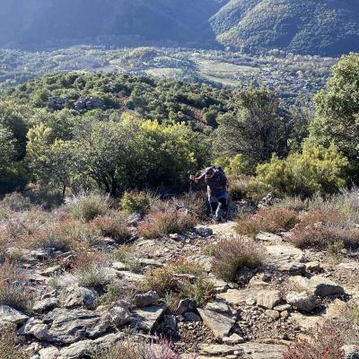 Occitanie Rando Trekking Caroux Colombieres Piste Buffe Les Seilhols Arrete La Fage 26