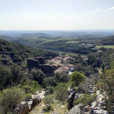 Occitanie Rando Trekking Herault Les Aires Chapelle Saint Michel De Mourcairol 55