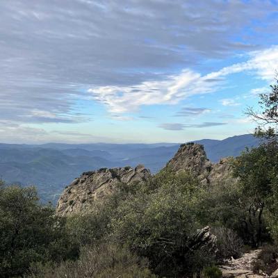 Occitanie Rando Trekking Saint Martin De Larcon Roc Caroux Aiguilles Viallat 35