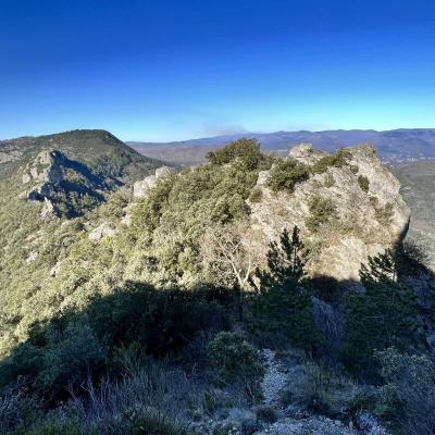 Occitanie Rando Trekking Saint Laurent Le Minier Pic Anjeau Cretes 35
