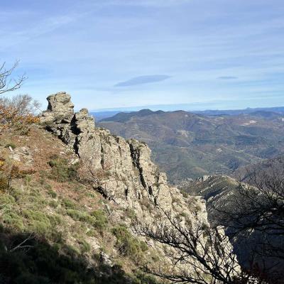 Occitanie Trekking Herault Saint Eutrope Andabre Haut Languedoc Espinouse Roquandouire 44