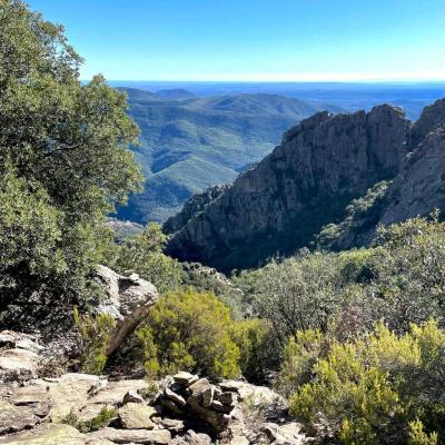 Occitanie Rando Rando Herault Colombieres Eperon Bastion Madeleine Caroux 42