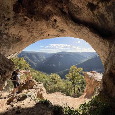 Occitanie Rando Aveyron Millau Monna Baumes Grottes Grands Causses 142