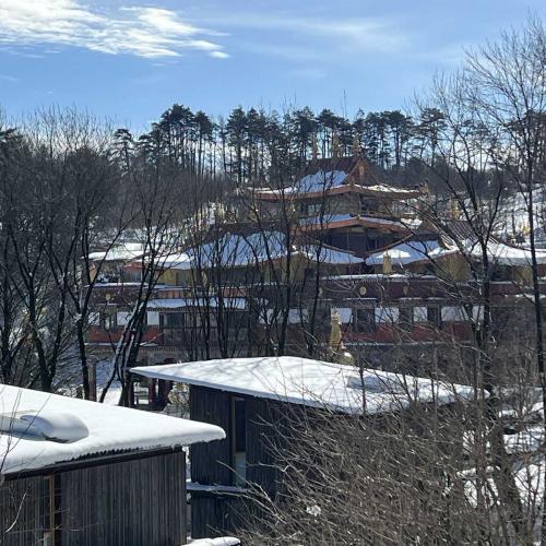 Occitanie Rando Randonnee Roqueredonde Foret Escandorgues Neige 69