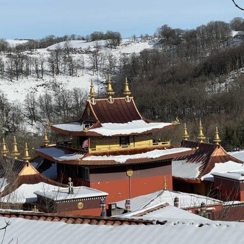 Occitanie Rando Randonnee Roqueredonde Foret Escandorgues Neige 73