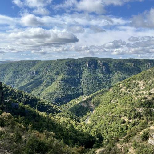 Occitanie Rando Trekking La Roque Sainte Larguerite Causse Noir Dourbie 42