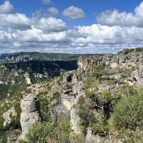 Occitanie Rando Trekking La Roque Sainte Larguerite Causse Noir Dourbie 62
