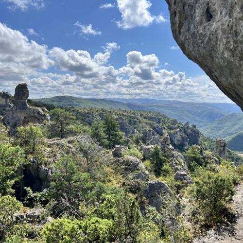 Occitanie Rando Trekking La Roque Sainte Larguerite Causse Noir Dourbie 71