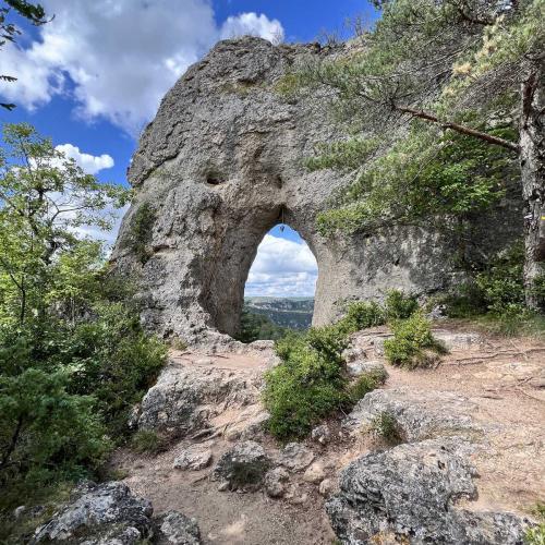 Occitanie Rando Trekking La Roque Sainte Larguerite Causse Noir Dourbie 79