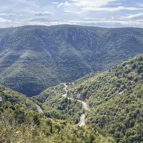 Occitanie Rando Trekking Roque Sainte Marguerite Causse Noir Vallee Dourbie Millau 69