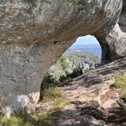Occitanie Rando Trekking Roque Sainte Marguerite Causse Noir Vallee Dourbie Millau 92