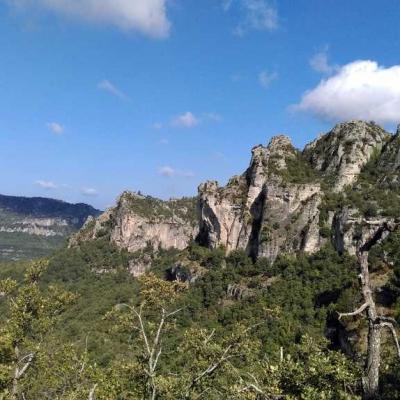 Occitanie Rando Randonnee Pegairolles Escalette Larzac 60